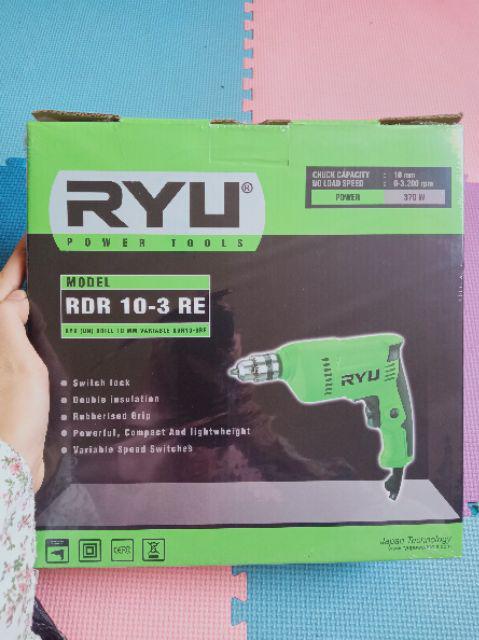 Original Mesin Bor Listrik 10 Mm Tekiro Ryu Bor Besi Kayu Alumunium