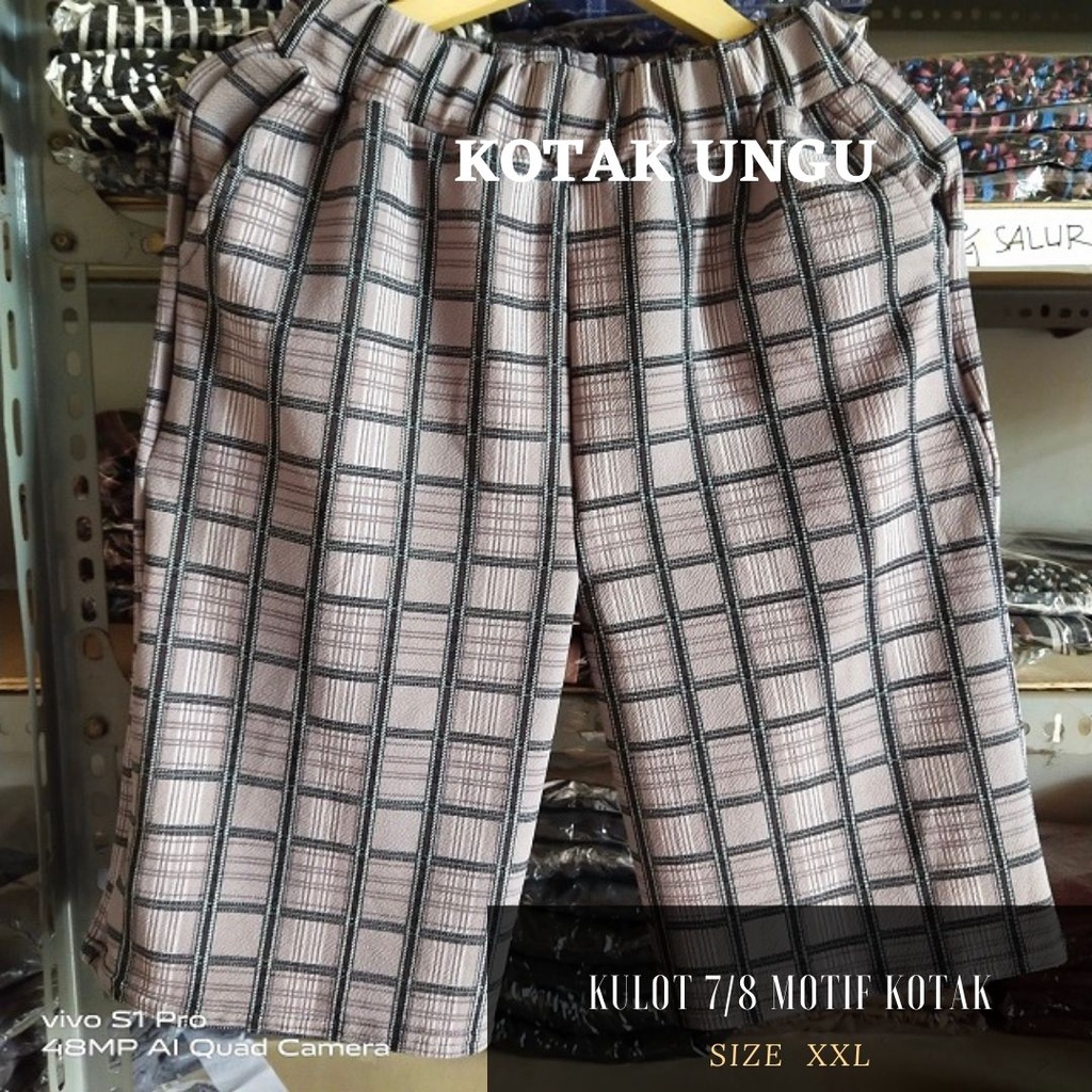 Kulot pendek 7/8 khusus jumbo xxxl BB 100 kg-4