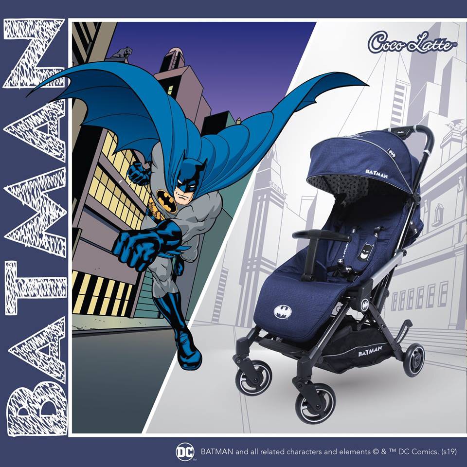 stroller cabin size kereta dorong bayi Cocolatte 570 DC Dash Batman Justice League Edition