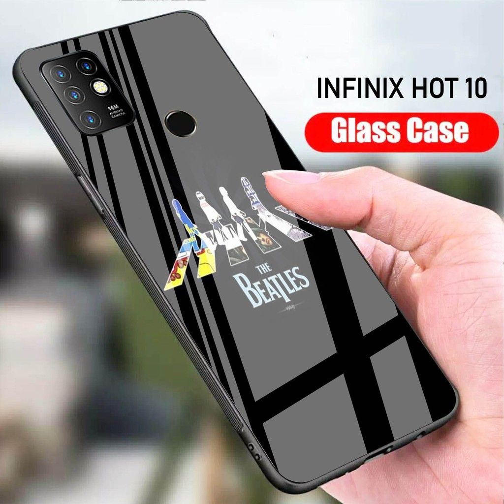 Case Infinix Hot 10  (Softcase Glass Kaca) Infinix Hot 10 (Case Hp) Infinix Hot 10 (S110)