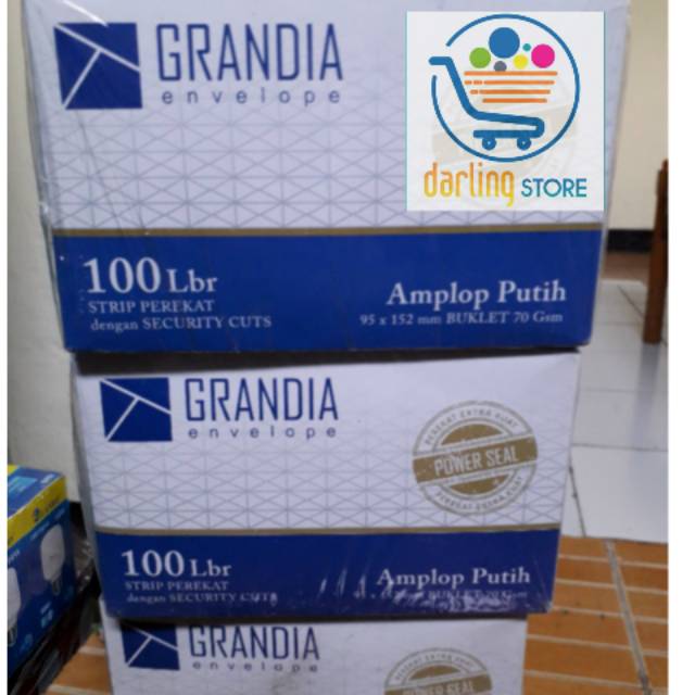 

Amplop kondangan merk grandia warna putih polos