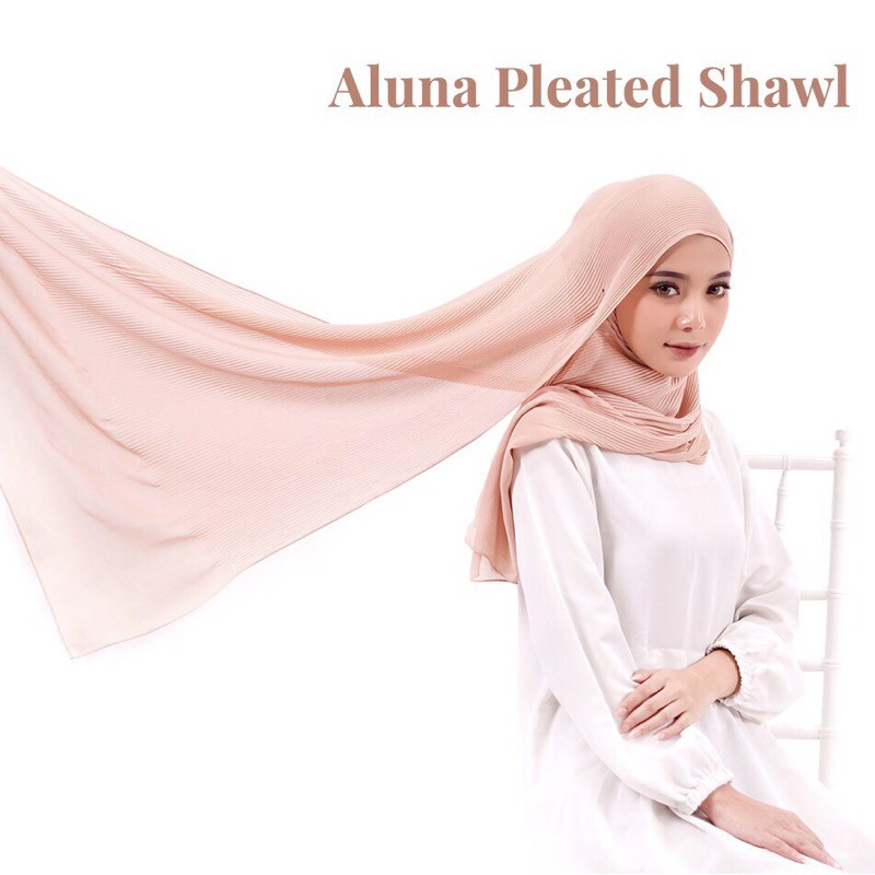 Pashmina Plisket Shawl/Pashmina Plisket Pashmina Diamond crepe/Pashmina pleated shawl-2