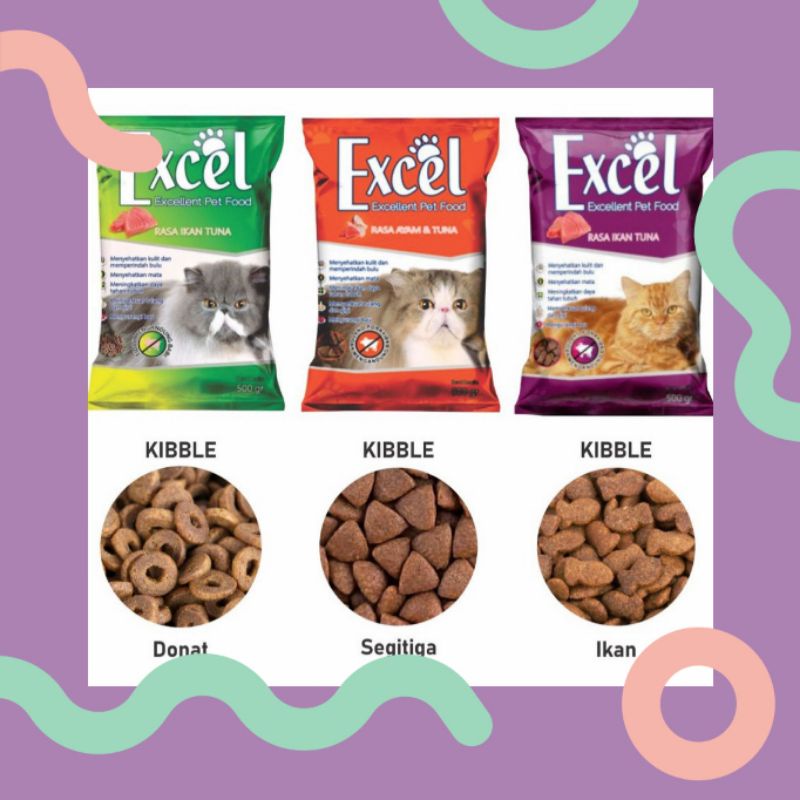 Excel Makanan Kucing Freshpack 500gr