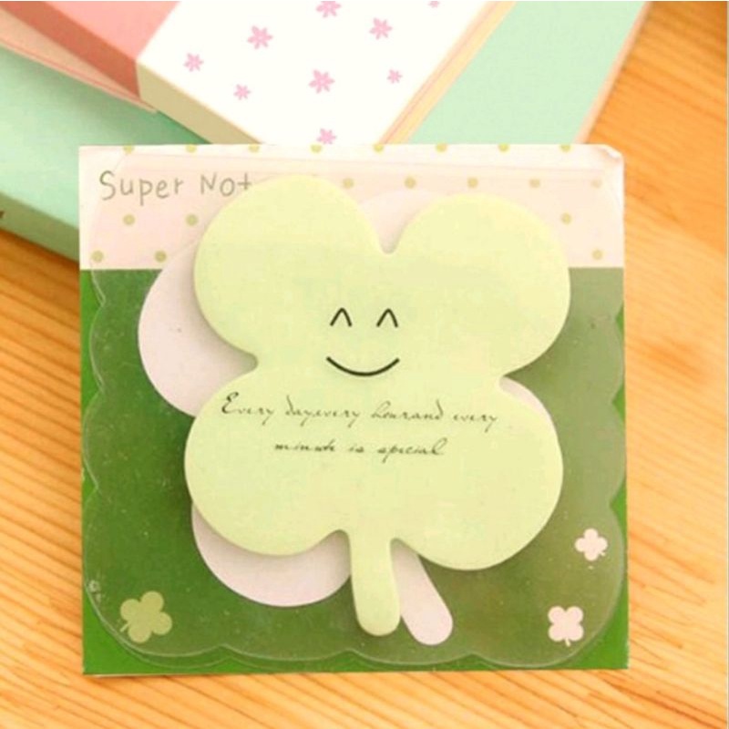 Sticky Notes Memo Model Star Clover Heart Flower