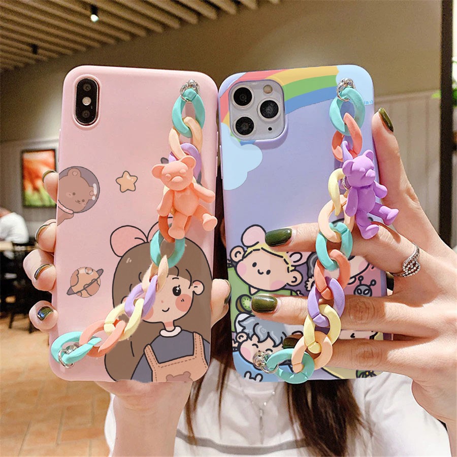 (SR 03)Softcase For All Type Handphone | Realme c11 2021- Oppo a16 - A54 - Redmi note 8 - Vivo Y15s 