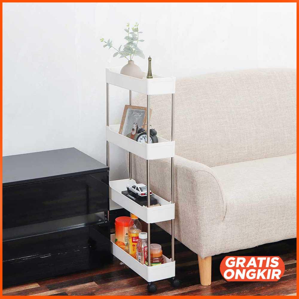 Rak Laci Tingkat Dapur Kitchen Storage Rack 3 Layer - F31793