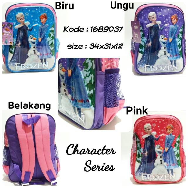 Tas sekolah ransel backpack anak cewe karakter frozen CS1689037