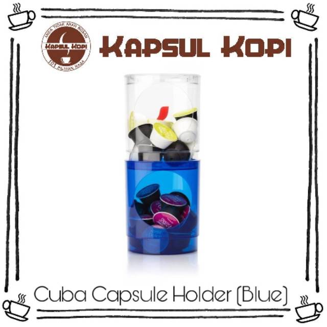 

KapsulKopi CUBA CAPSULE HOLDER - BLUE CRYSTAL Nescafe Dolce Gusto
