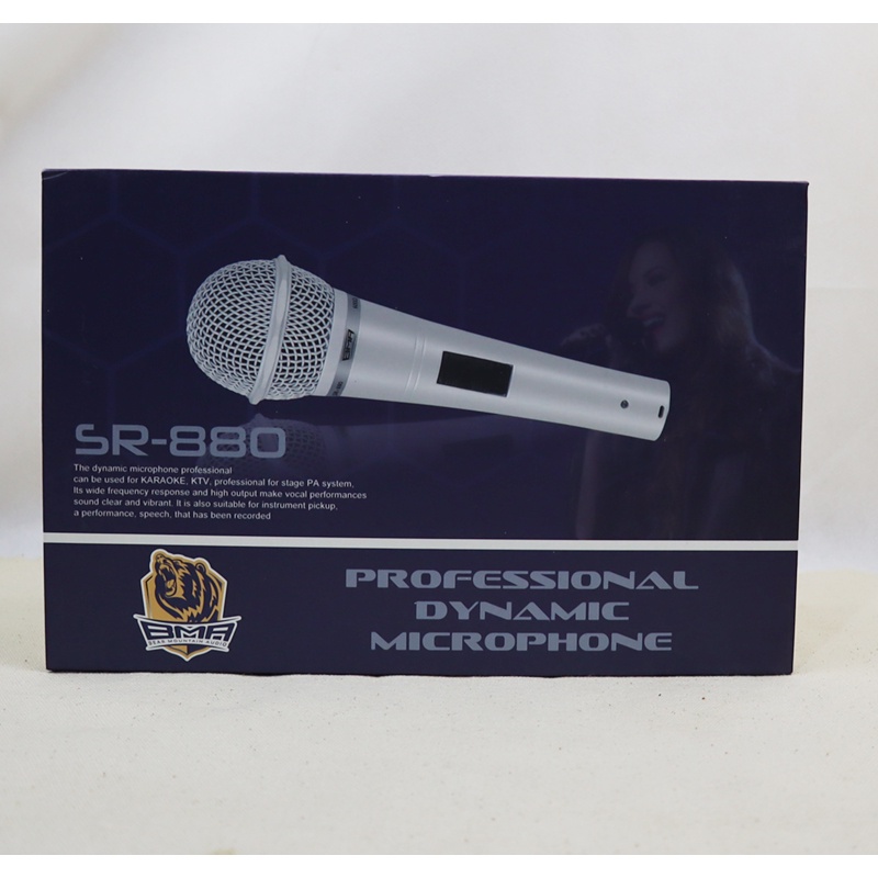 Microphone Kabel BMA SR-880 Mic Kabel Original Mikrofon Vocal Dynamic