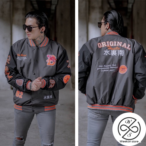 Jaket varsity bomber / jaket varsity  bomber pria / jaket varsity wanita / jaket baseball pria / jak