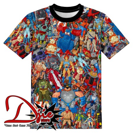 ANEKA KAOS T-SHIRT VINTAGE RETRO MOTIF FULLPRINT NOSTALGIA 90AN