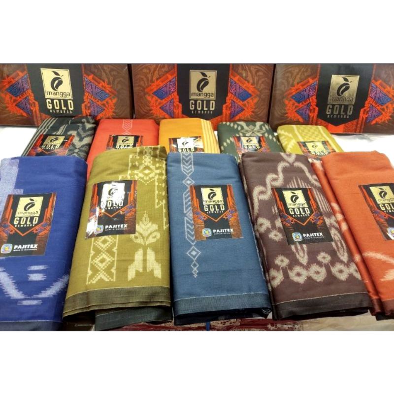 New Sarung MANGGA GOLD KEMBANG Motif Terbaru sarung sholat dewasa