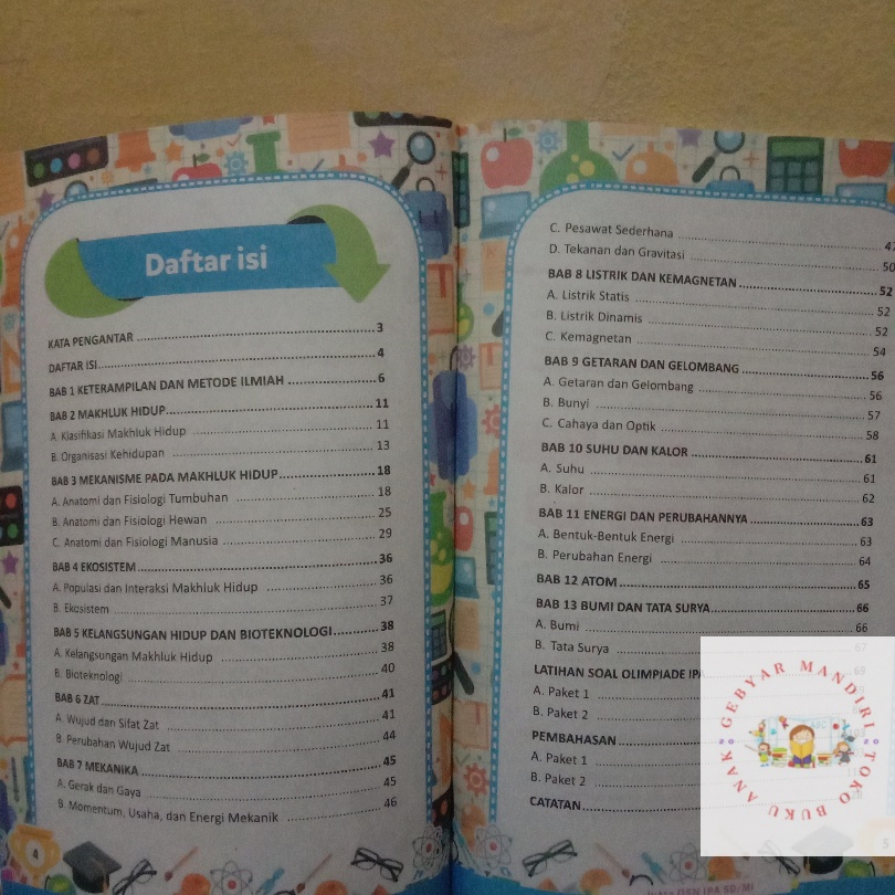 Buku Juara OSN IPA Ilmu Pengetahuan Alam untuk Anak SD dan MI-1