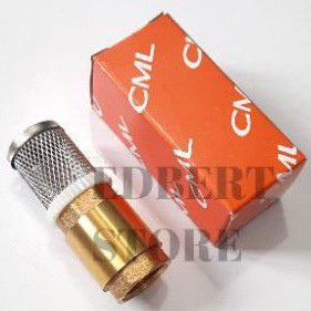 Foot klep kuningan 3/4"