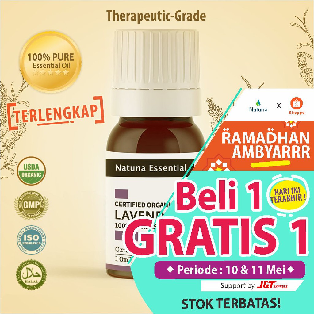 Natuna Lavender Essential Oil Minyak Essensial Atsiri