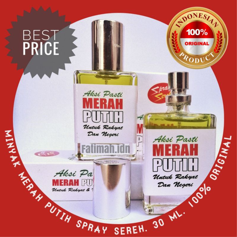 Minyak Merah Putih, Minyak Sereh, Minyak Teraphy, Minyak Terapi, Mengatasi Virus, Minyak Hebat - Spr