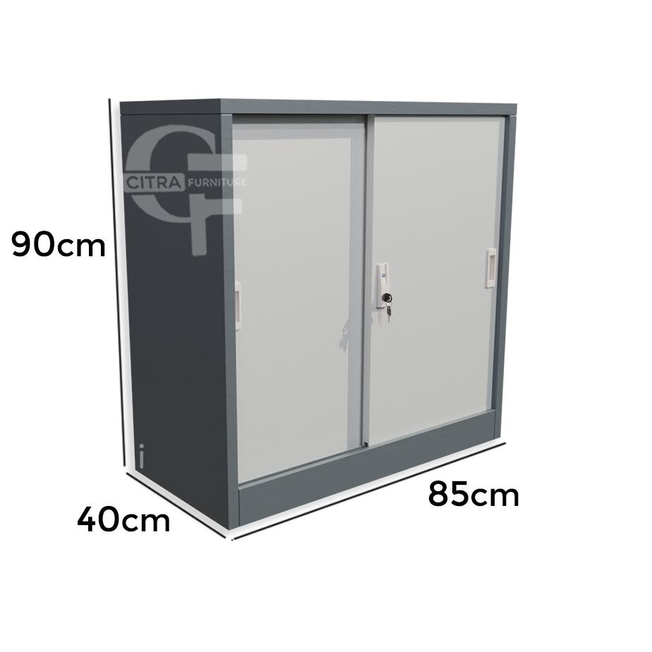 

CodeX3j3I-- CARGO | Lemari Arsip Besi 2 Pintu Sliding Pendek|Lemari sleding Kantor Dokumen