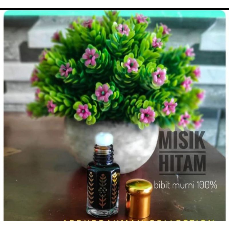 parfum bibit murni aroma misik Hitam original 6ml