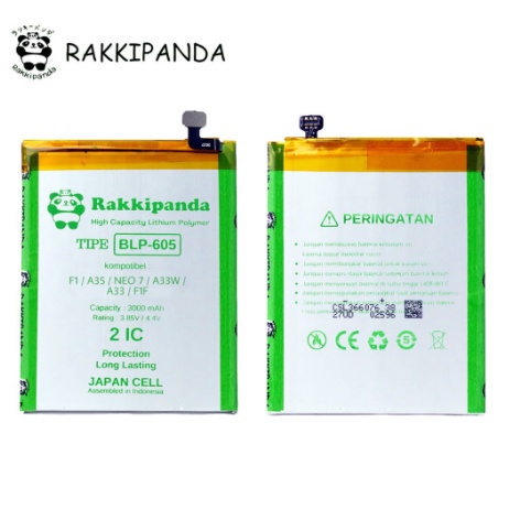 Rakkipanda - BLP605 BLP 605 F1 / A35 / Neo 7 / A33W / A33 / F1F Batre Batrai Baterai