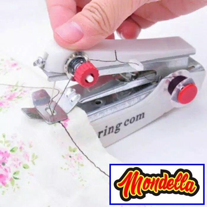 Cod Alat Mesin Jahit Mini Genggam Staples Stapless Tangan Portable Handy Stitch Mondella Shopee Indonesia
