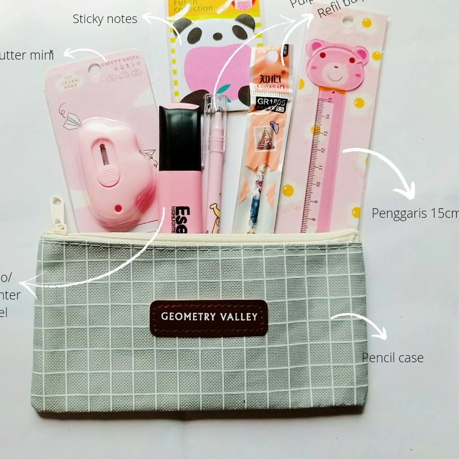 

Koleksi Terbaru.. SET ALAT TULIS 7 IN 1/PAKET ALAT TULIS 7 IN 1/SET STATIONARY FANCY/SET STATIONERY AESTHETIC