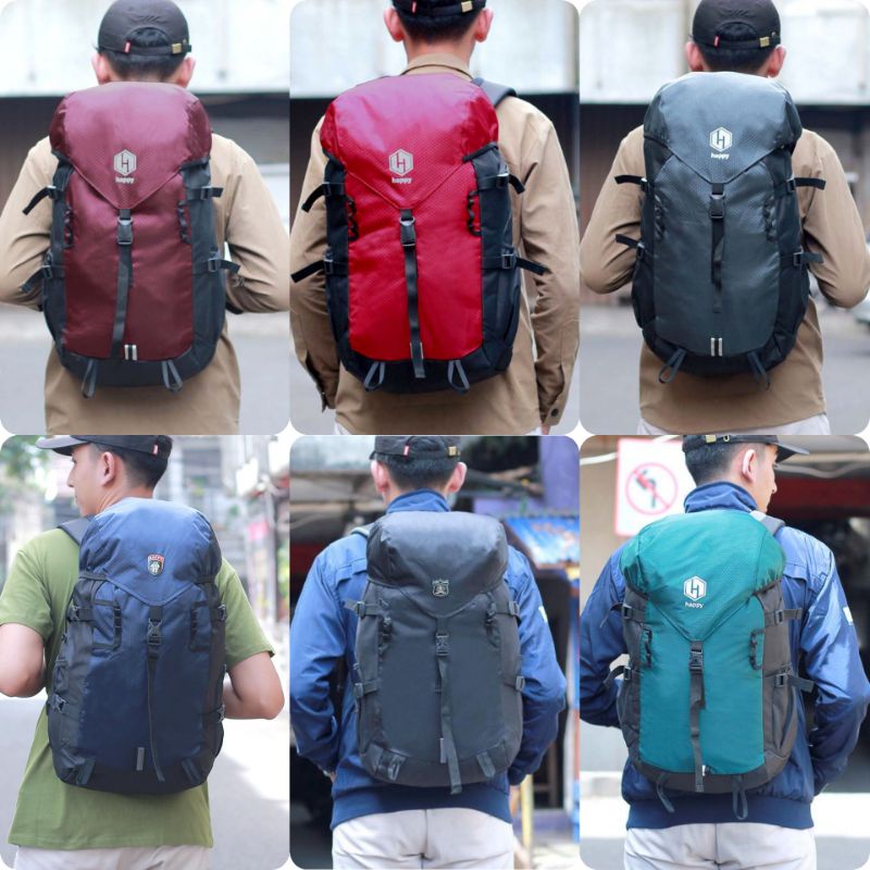 Tas Ransel Keril Semi Carier Pria Terbaru 40 Liter Free Raincoat | Backpack Gunung Punggung Mudik