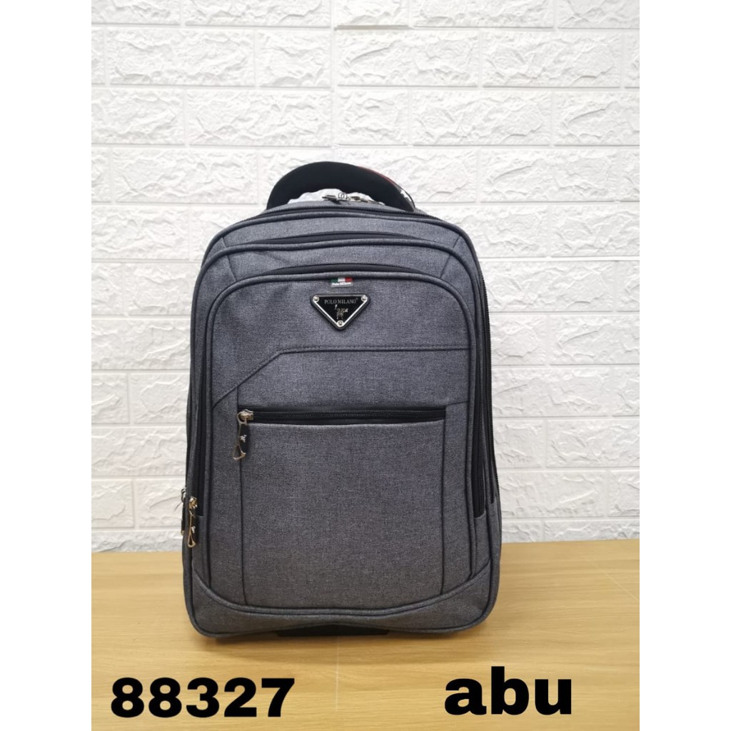 TAS RANSEL PRIA POLO MILANO - 88327 RANSEL IMPORT RANSEL MURAH TAS ANTI AIR RANSEL TERBARU