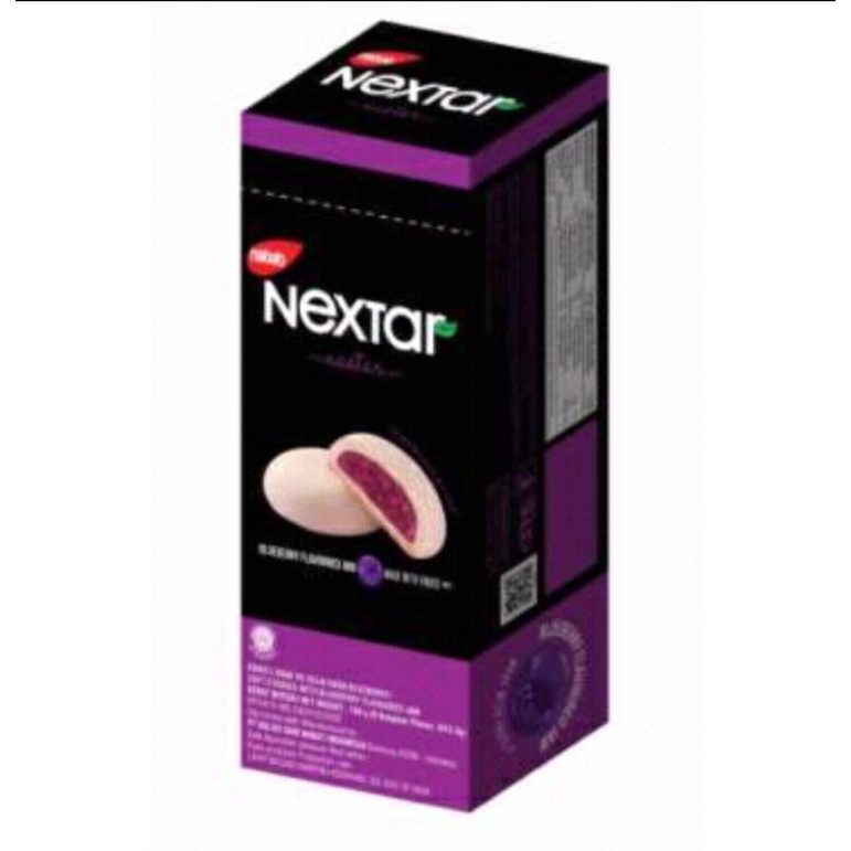 NEXTAR Nastar Cookies Blueberry 106 Gr (Isi 8 Pcs @ 14 Gr)