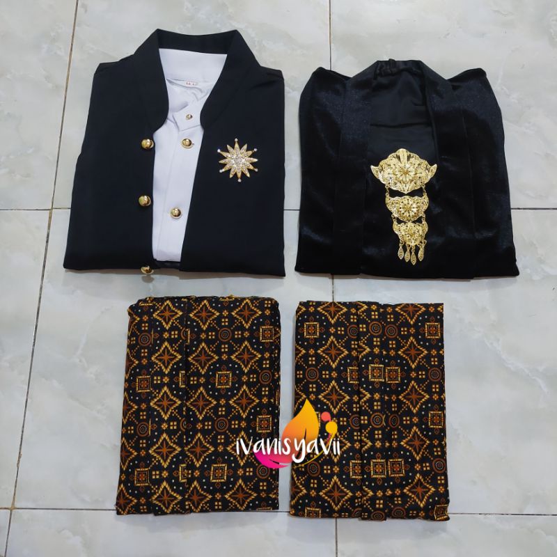 Baju Prewedding - Adat Jawa / Motif Nitik - Beskap Hewes