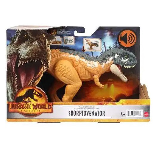 Jurassic World Dominion Roar Strikers Skorpiovenator