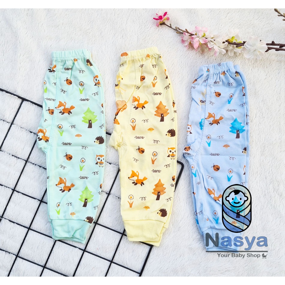 [R-010] TARA 3 pcs Celana Panjang Bayi Warna SNI Uk SML