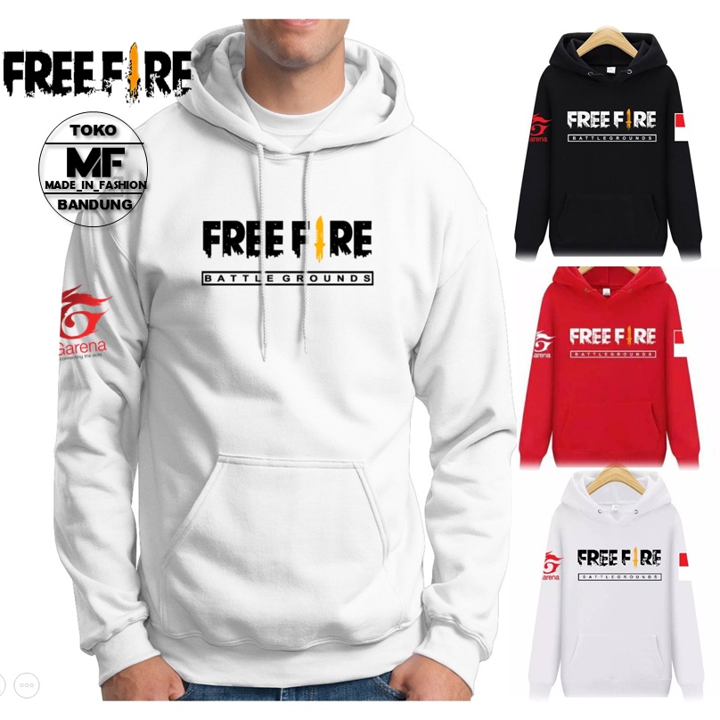 Jaket hoodie  sweater  Freefire Anak &amp; dewasa terbaru / Jaket hoodie  pria &amp; wanita /Jaket Sweater Hoodie Freefire  Distro Premium terbaru