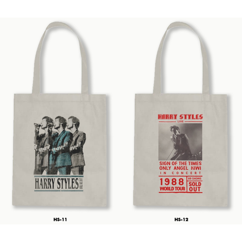 TOTE BAG BLACU - HARRY STYLES 01