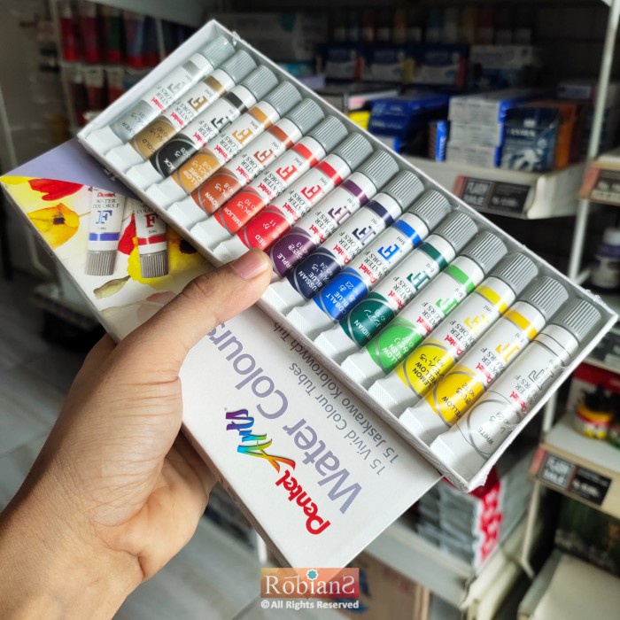 

(DISKON TERMURAH) Cat Air Pentel 15 Warna - Pentel Art Water Colours