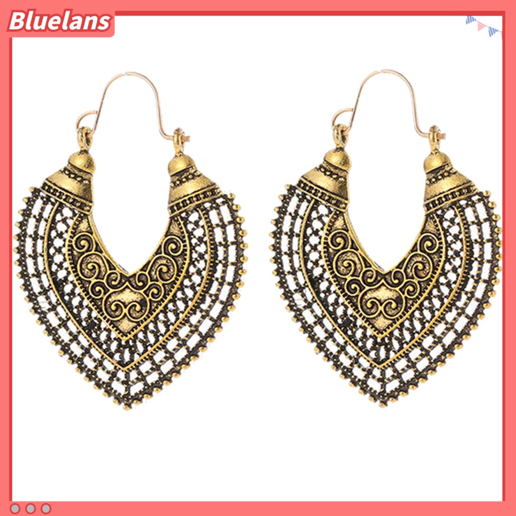 Bluelans Earrings Women Bohemian Alloy Women Bohemian Ear Pendant