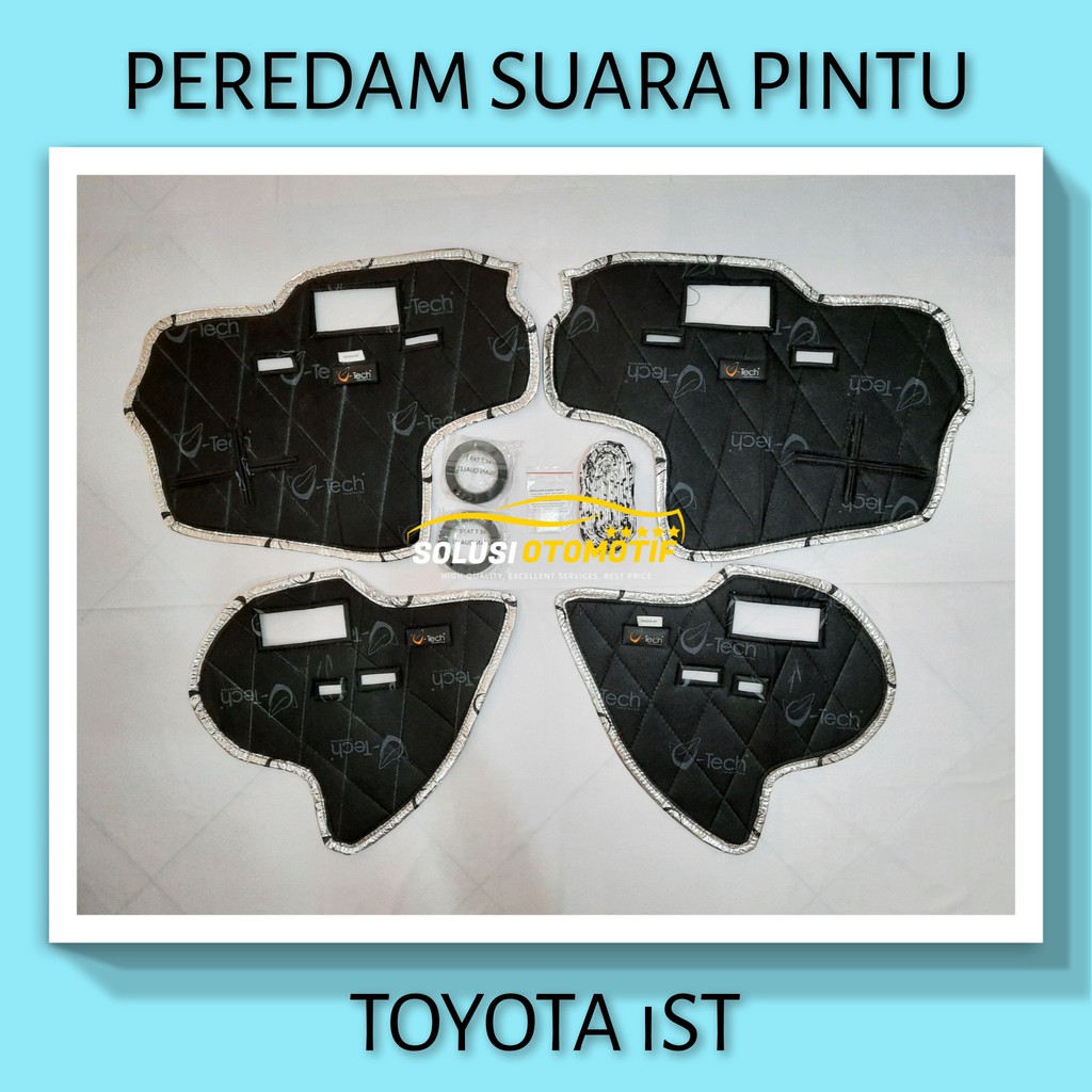 TOYOTA IST Peredam Suara Pintu Aksesoris Mobil VTECH Ori Plug n Play bonus Peredam Noise Speaker