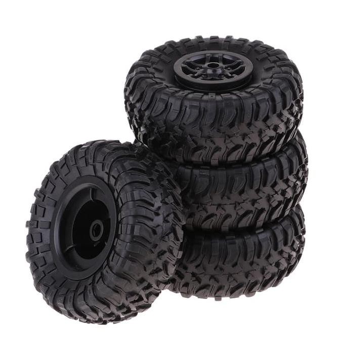 DISKON 4PCS BAN MOBIL RC SKALA 1 12 UNTUK D90 MN90 91 RC TRUK CRAWLER BERKUALITAS