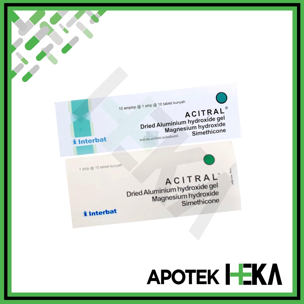 Acitral Tablet Box isi 10x10 - Obat Asam Lambung (SEMARANG)