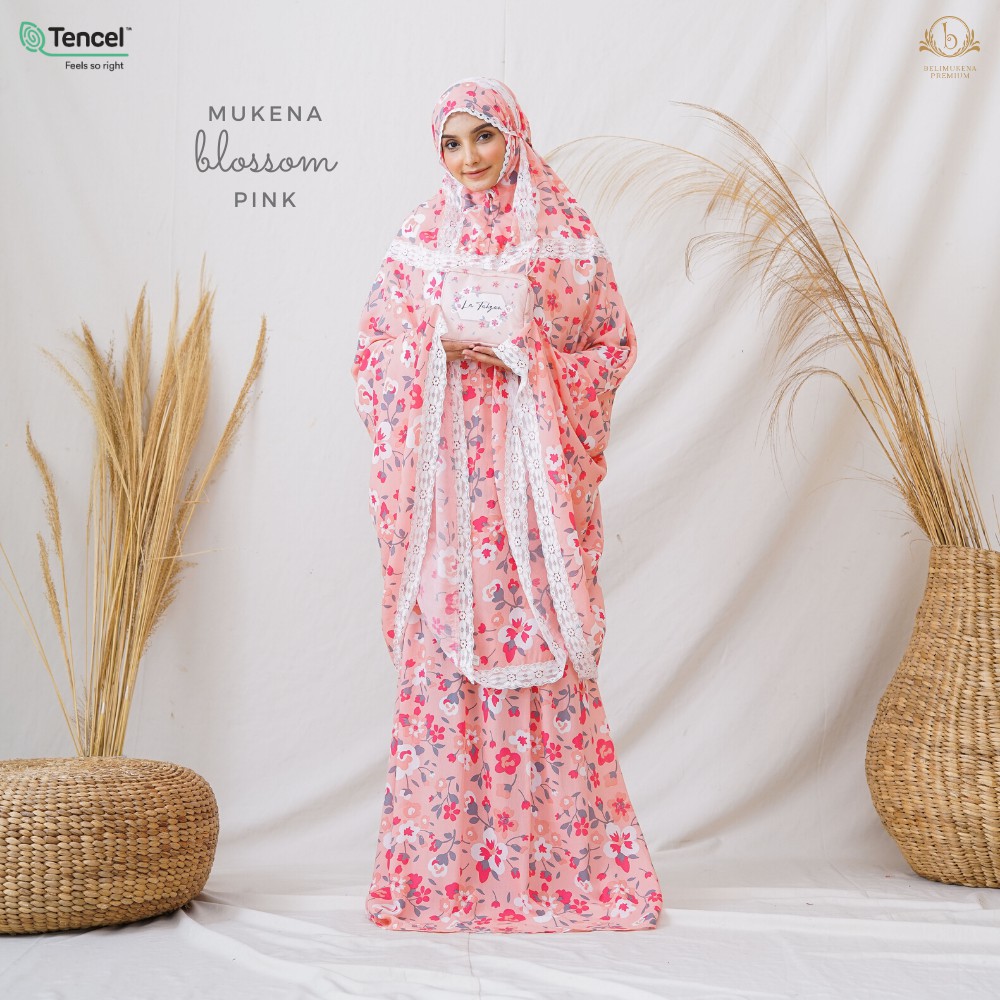 Mukena Blossom Pink - Mukena 2 in 1