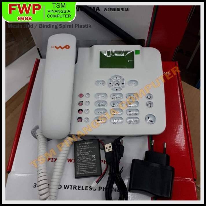 Telepon Gsm Fwp Ets6688 Telepon Rumah Fixed Wireless Phone