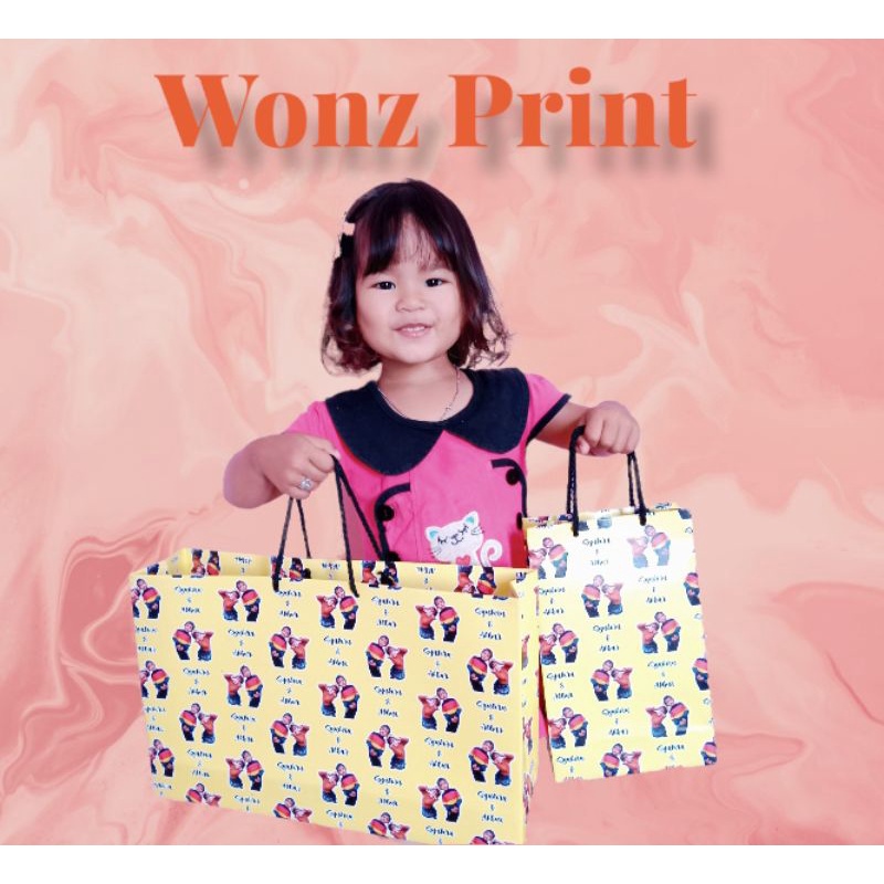 

Paper Bag Custom Muka Wajah Aesthetic