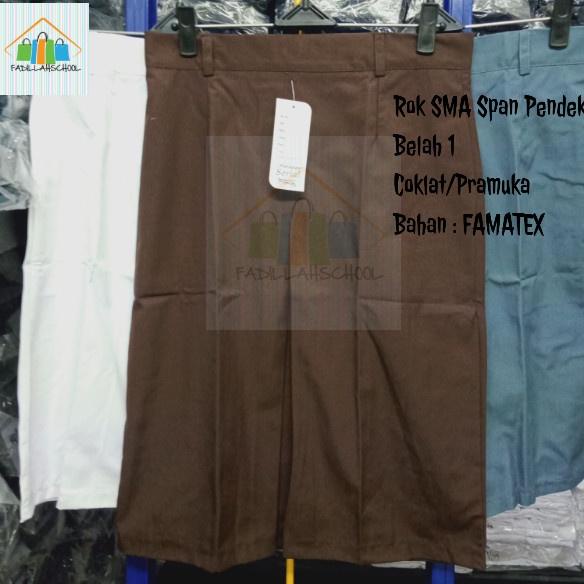ROK SPAN PENDEK PRAMUKA SMA BELAH 1,SERAGAM SEKOLAH