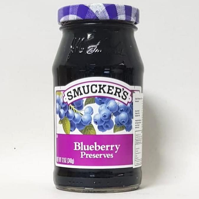 

\"\"\"\] SMUCKERS BLUEBERRY PRESERVES JAM 340 GR