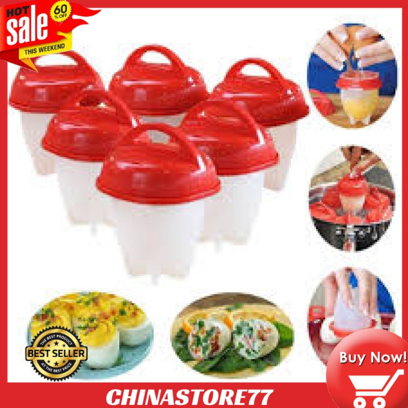Cetakan Telur Rebus Alat Masak Silicone Egg Boil Perabot Cetakan Telur Rebus Alat Masak Silicone Egg Boil Perabot