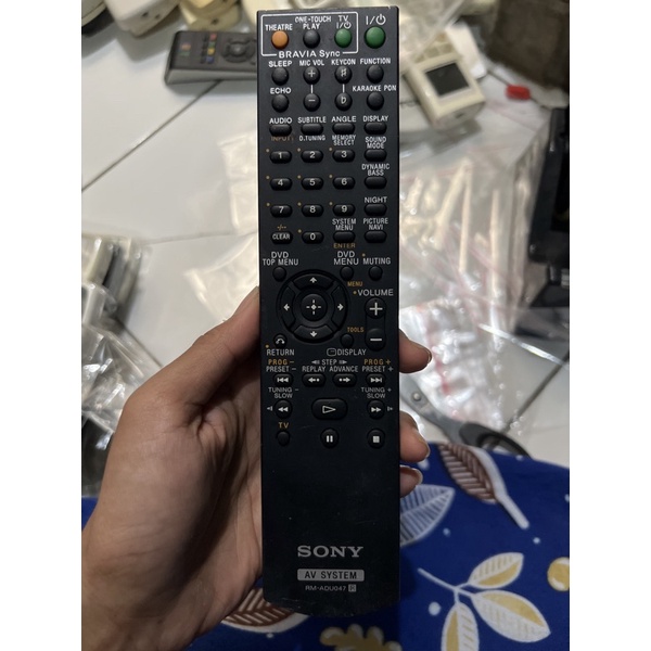 REMOTE REMOTE AUDIO SYSTEM SONY RM-ADU047 ORIGINAL ASLI