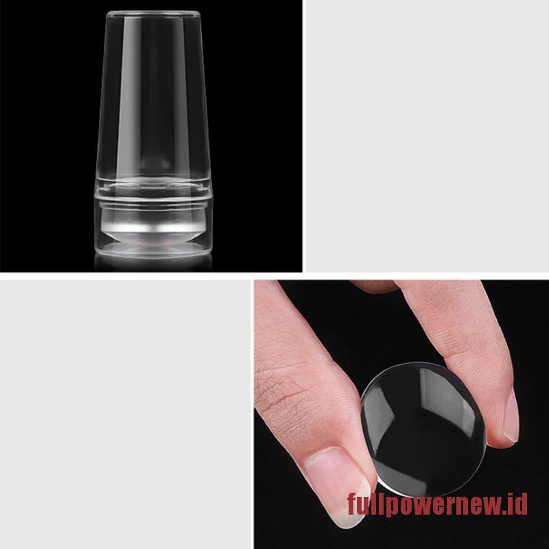 【COD】Nails Design Clear Silicone Nail Art Scraper Nails Gel Nail Polish Stamping