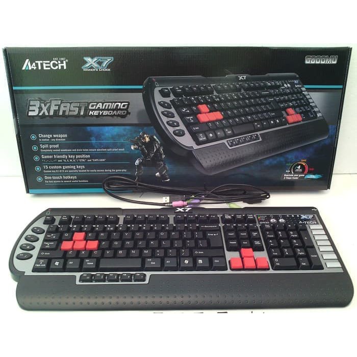 Keyboard Gaming PS2 A4Tech X7 - G800MU