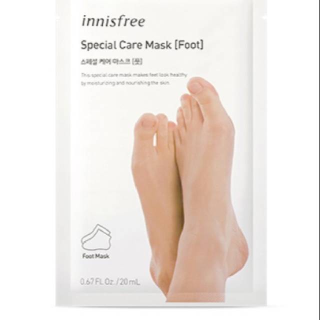 BPOM innisfree special care Mask foot perawatan kaki 20ml