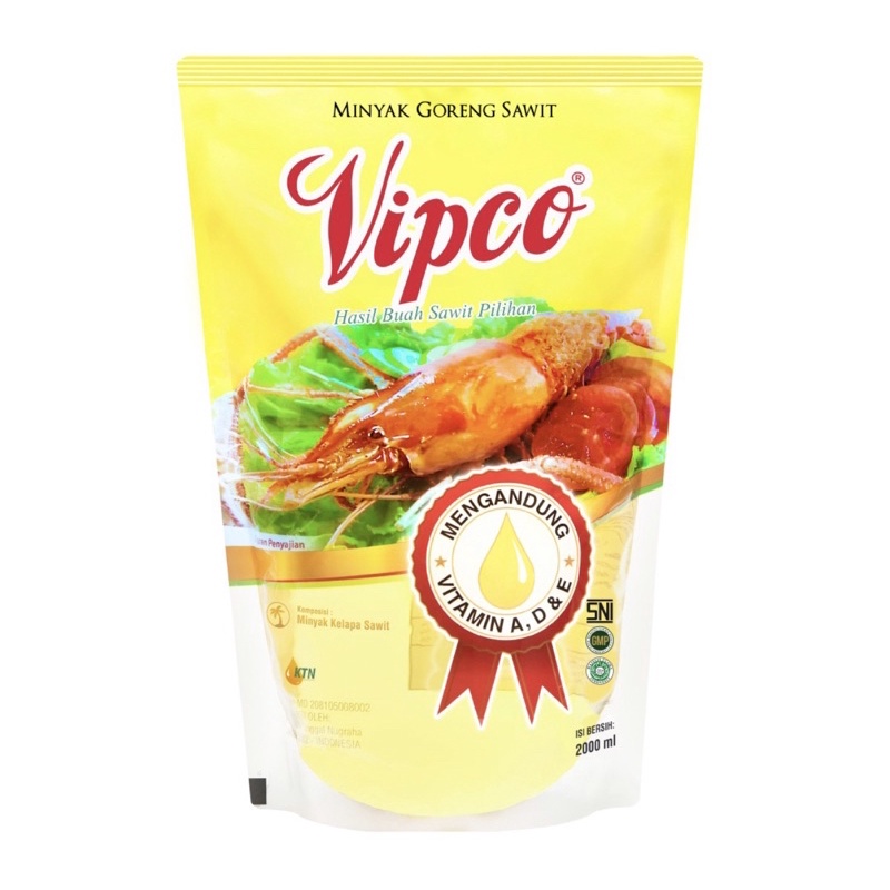 

MINYAK GORENG VIPCO 2 liter