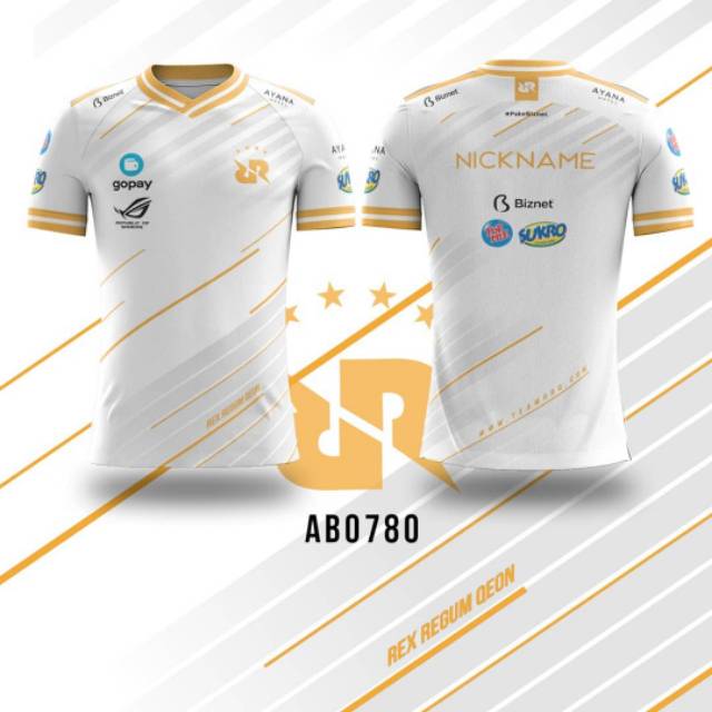 JERSEY ESPORT RRQ 2020 Putih